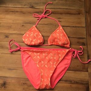 Peach bikini